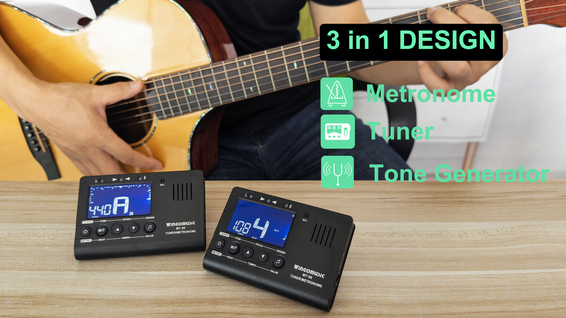 Amazon.com: WINGO Digital Metronome, Tuner and Tone Generator - 3